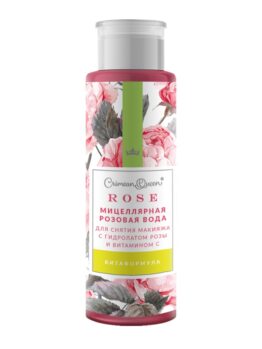 Мицеллярная розовая вода для снятия макияжа с гидролатом розы и витамином С «Crimean Queen» - Витаформула